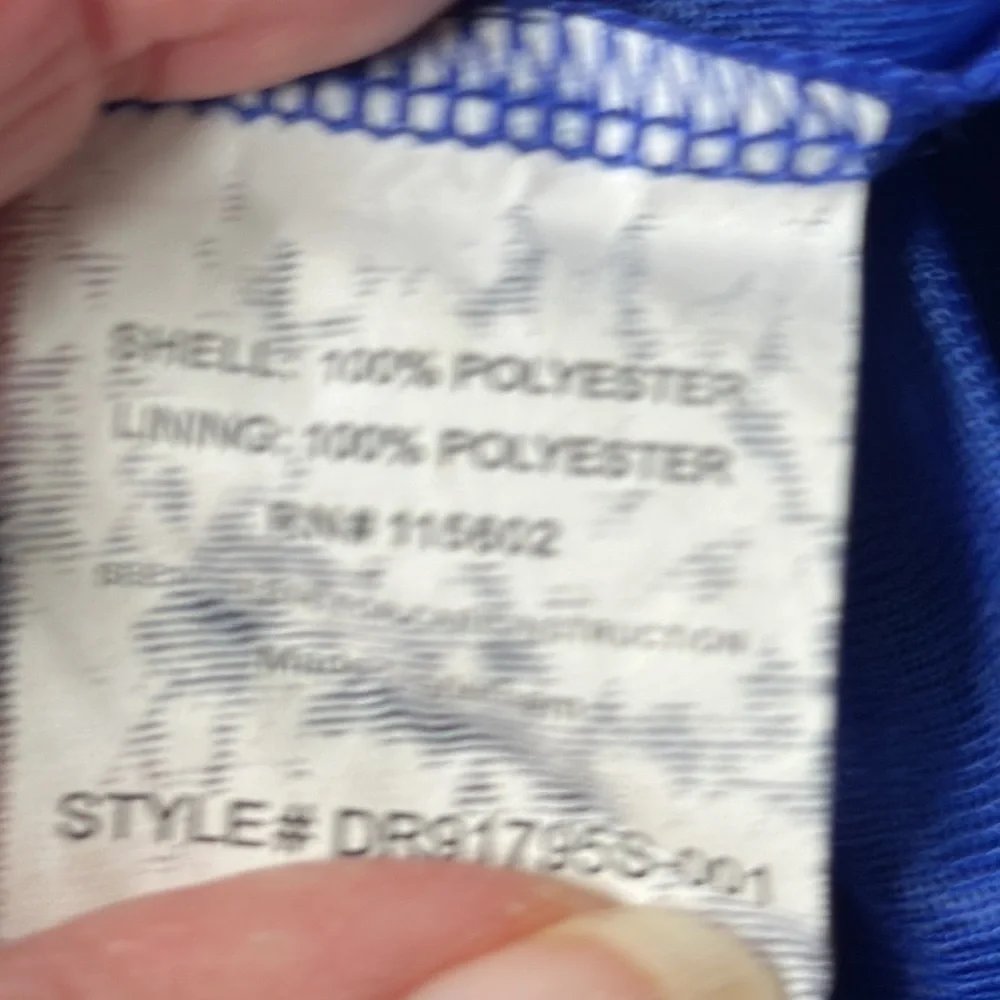 Lush dress XS blue summer polyester sundress balletcore